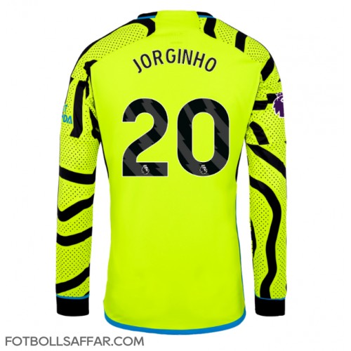 Arsenal Jorginho Frello #20 Bortatröja 2023-24 Långärmad